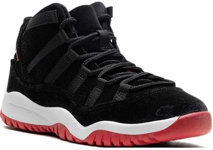 (JR) Air Jordan 11 Retro 'Bred Baldu' HF7807-061 Lookbook (JR) Air Jordan 11 Retro 'Bred Baldu' HF7807-061