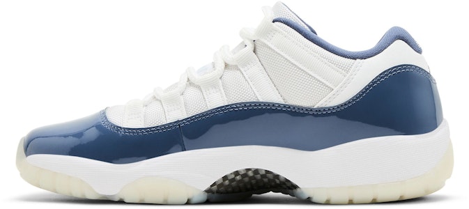 (JR) Air Jordan 11 Retro Rendah 'Biru Pudar' FV5121-104 Lookbook (JR) Air Jordan 11 Retro Rendah 'Biru Pudar' FV5121-104