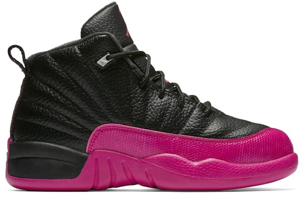 (Youth) Air Jordan 12 Retro 'Black Deadly Pink' 510816-026 Buy (Youth) Air Jordan 12 Retro 'Black Deadly Pink' 510816-026