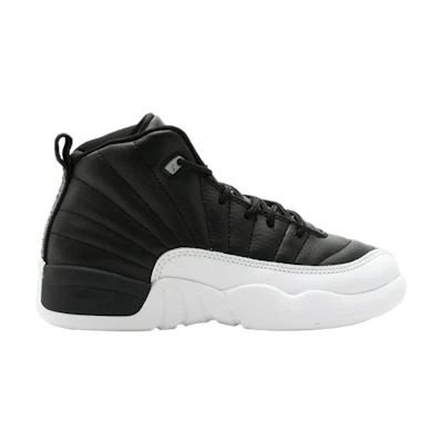 (Youth) Jordan 12 Retro 'Black White Red'