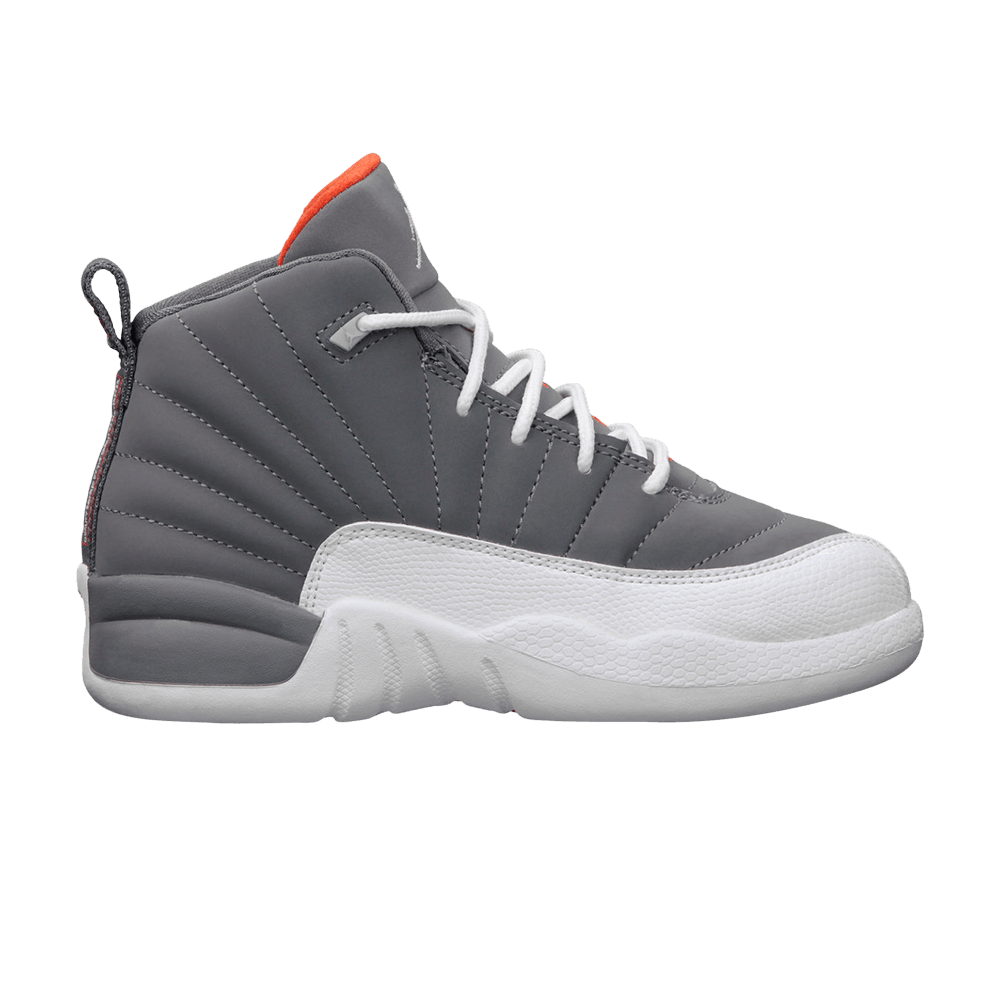 (Youth) Air Jordan 12 Retro 'Cool Grey Orange' 151186-012