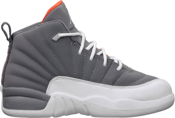 (Youth) Air Jordan 12 Retro 'Cool Grey Orange' 151186-012 Buy (Youth) Air Jordan 12 Retro 'Cool Grey Orange' 151186-012