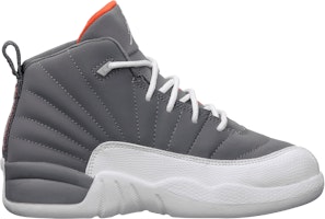 (Youth) Air Jordan 12 Retro 'Cool Grey Orange' 151186-012 (Youth) Air Jordan 12 Retro 'Cool Grey Orange' 151186-012