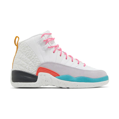 (Youth) Jordan 12 Retro 'White Vapor Green'