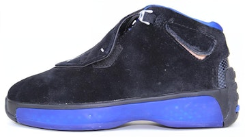 (Youth) Air Jordan 18 OG 2003 'Black Sport Royal' 305885-041 (Youth) Air Jordan 18 OG 2003 'Black Sport Royal' 305885-041