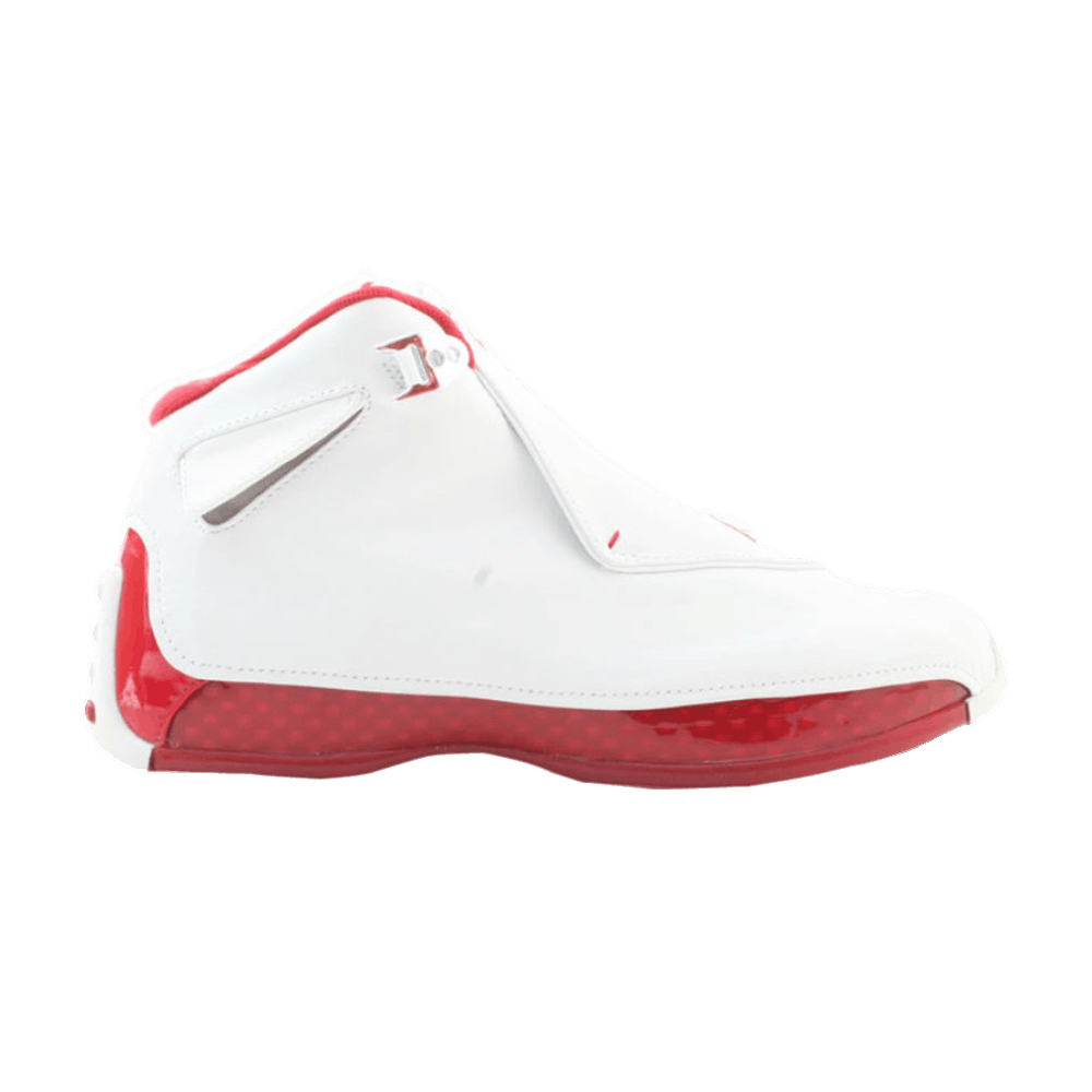 (Youth) Air Jordan 18 OG 'White Varsity Red' 305885-161