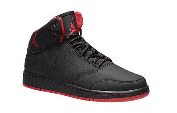 (Youth) Jordan 1 Flight 5 'Black Red' 圖 3