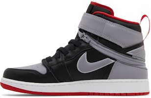 (JR) Air Jordan 1 高帮 FlyEase '黑红影' DC7986-010 Lookbook (JR) Air Jordan 1 高帮 FlyEase '黑红影' DC7986-010