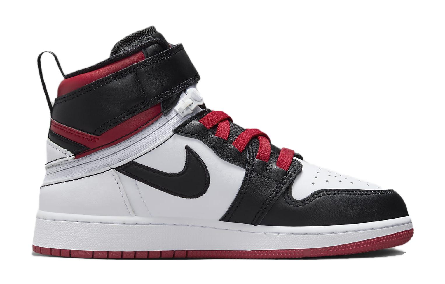 Order (JR) Air Jordan 1 High FlyEase 'Gym Red Black Toe' Merah Hitam. DC7986-106