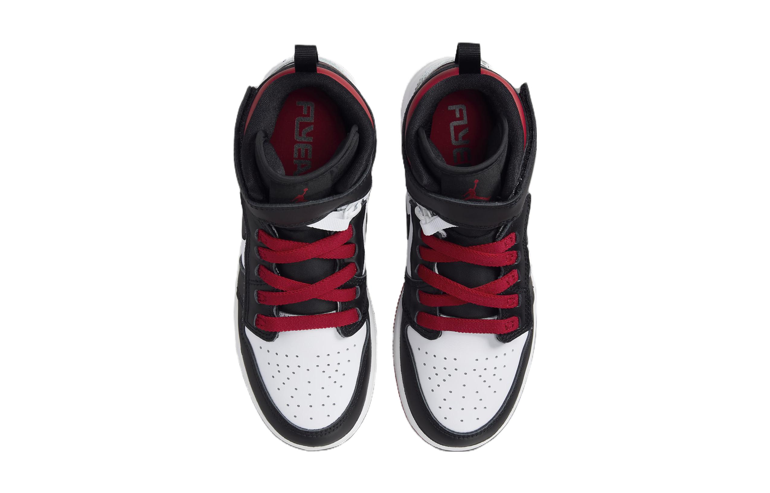 Shop (JR) Air Jordan 1 High FlyEase 'Gym Red Black Toe' Merah Hitam. DC7986-106