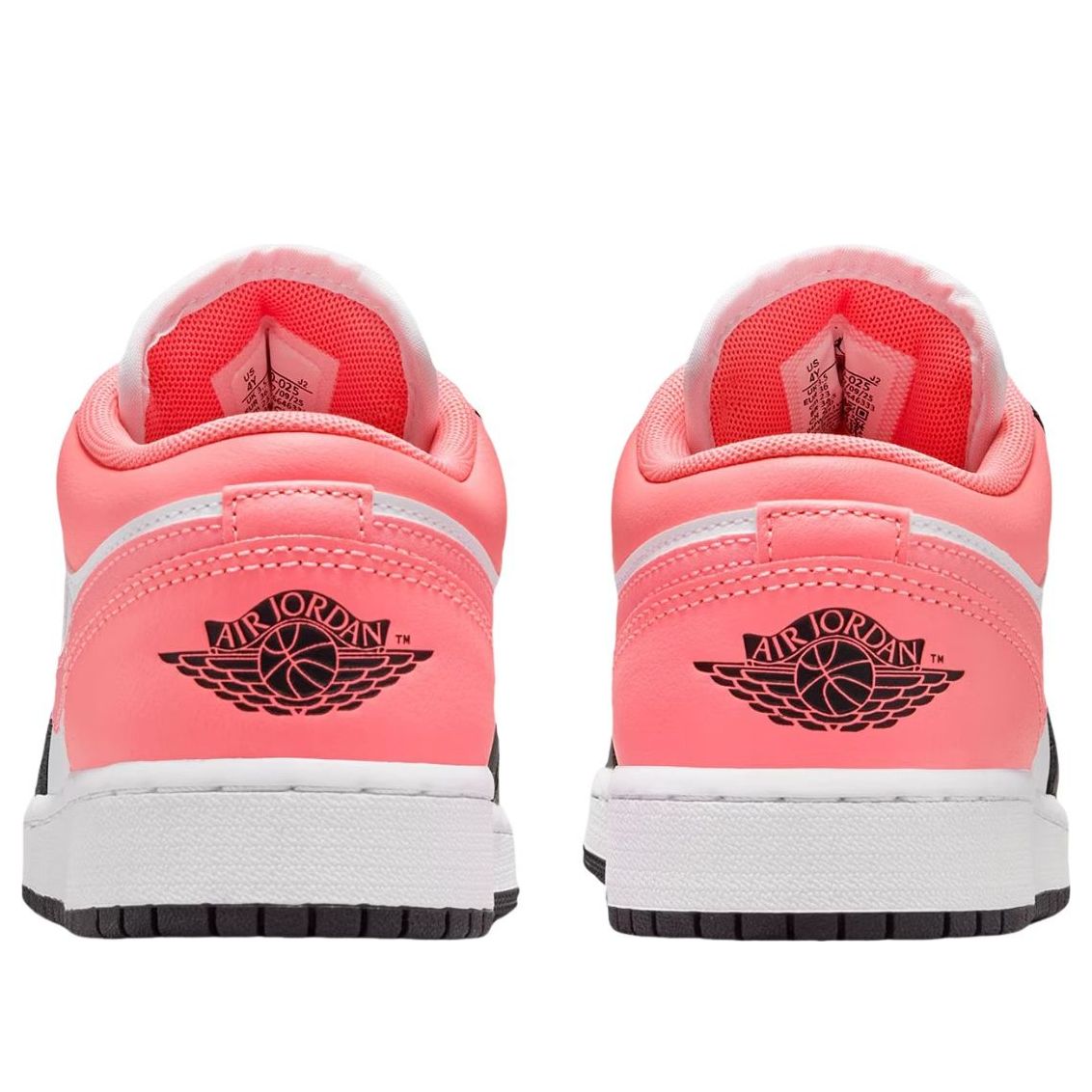 Lookbook (JR) 에어 조던 1 로우 ''블랙 화이트 핑크 게이즈'' 553560-025