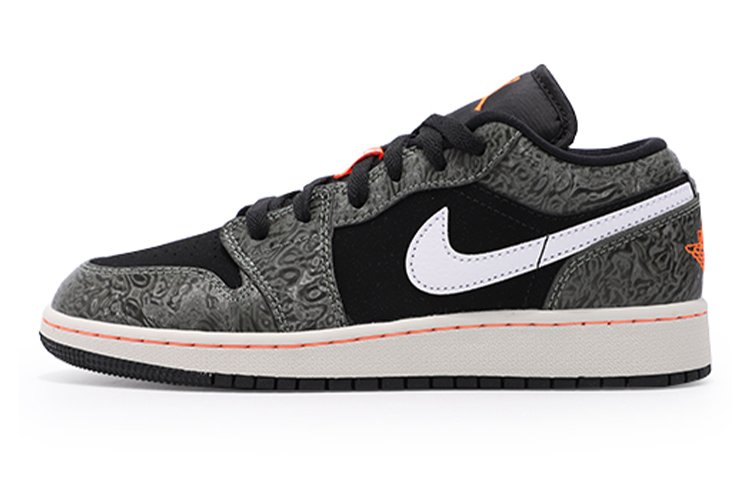 Buy (JR) 에어 조던 1 로우 위장 그린 (or) 조던 1 로우 카모 그린 BQ6870-300