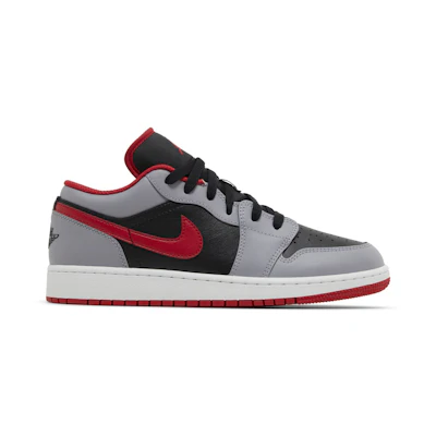 (Youth) Jordan 1 Low 'Cement Fire Red'