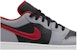 (JR) Air Jordan 1 Low 'Cement Fire Red' dalam Bahasa Melayu 553560-060
