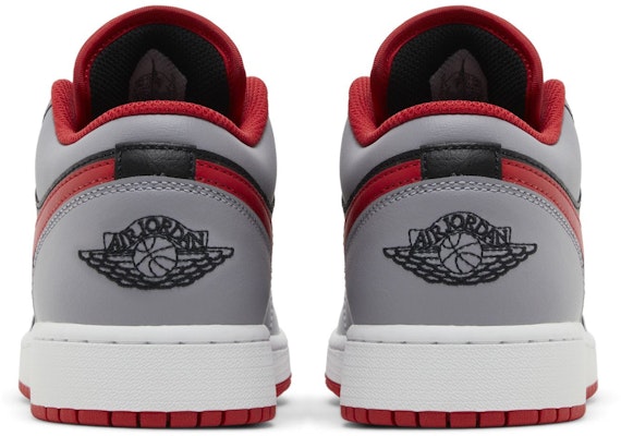 (Youth) Air Jordan 1 Low 'Cement Fire Red' 553560-060 Details for (Youth) Air Jordan 1 Low 'Cement Fire Red' 553560-060