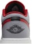 Sizing (JR) Air Jordan 1 Low 'Cement Fire Red' dalam Bahasa Melayu 553560-060