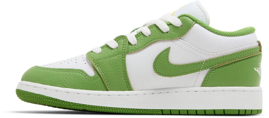 (Youth) Air Jordan 1 Low 'Chlorophyll' HF4779-100 Lookbook (Youth) Air Jordan 1 Low 'Chlorophyll' HF4779-100