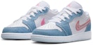 Shop (Youth) Air Jordan 1 Low 'Denim Sequin' HQ2001-400
