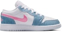 Details for (Youth) Air Jordan 1 Low 'Denim Sequin' HQ2001-400