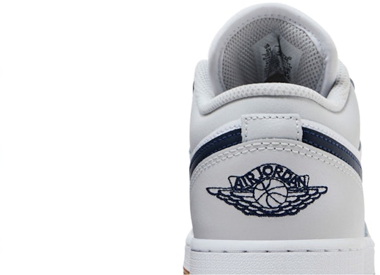 (JR) Air Jordan 1 Low 白色中性灰口香糖午夜海軍藍 553560-146 Sizing (JR) Air Jordan 1 Low 白色中性灰口香糖午夜海軍藍 553560-146