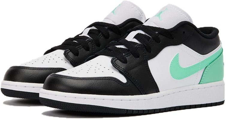 (JR) Air Jordan 1 Low 'Green Glow' Verde Brillante 553560-131 Shop (JR) Air Jordan 1 Low 'Green Glow' Verde Brillante 553560-131