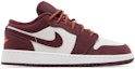 Buy (JR) Air Jordan 1 Low 'Night Maroon' 553560-068