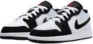 Order (JR) Air Jordan 1 Low 'Panda Toe' Lelaki Sepatu Hitam-Putih HF3188-106