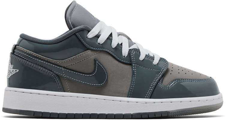 (Youth) Air Jordan 1 Low 'Patent Cool Grey' HF3188-011 Buy (Youth) Air Jordan 1 Low 'Patent Cool Grey' HF3188-011