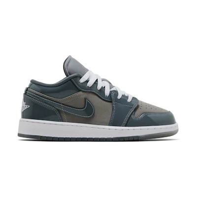 (Youth) Jordan 1 Low 'Patent Cool Grey'