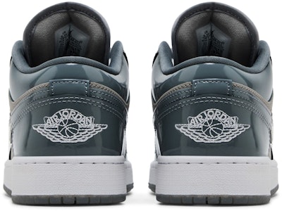 (JR) Air Jordan 1 Low '漆皮酷灰' HF3188-011 Details for (JR) Air Jordan 1 Low '漆皮酷灰' HF3188-011