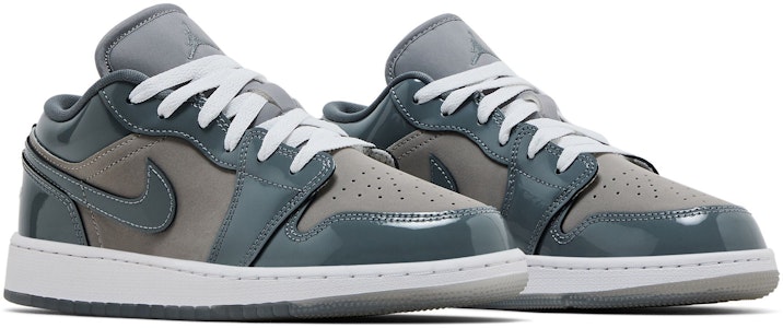 (JR) Air Jordan 1 Low '漆皮酷灰' HF3188-011 Cheap (JR) Air Jordan 1 Low '漆皮酷灰' HF3188-011