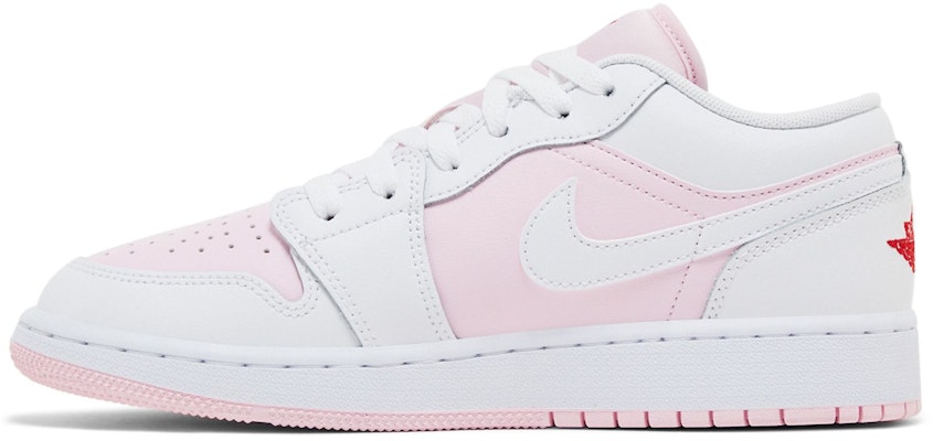 (Youth) Air Jordan 1 Low 'Pink Foam' 553560-608 Lookbook (Youth) Air Jordan 1 Low 'Pink Foam' 553560-608