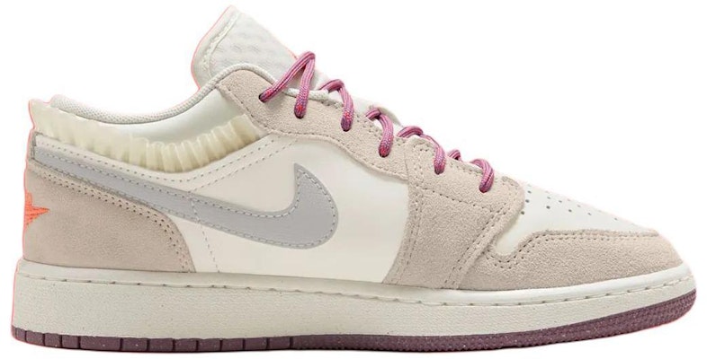 (JR) Air Jordan 1 Rendah 'Sail Violet Dust' FQ8094-100 Order (JR) Air Jordan 1 Rendah 'Sail Violet Dust' FQ8094-100