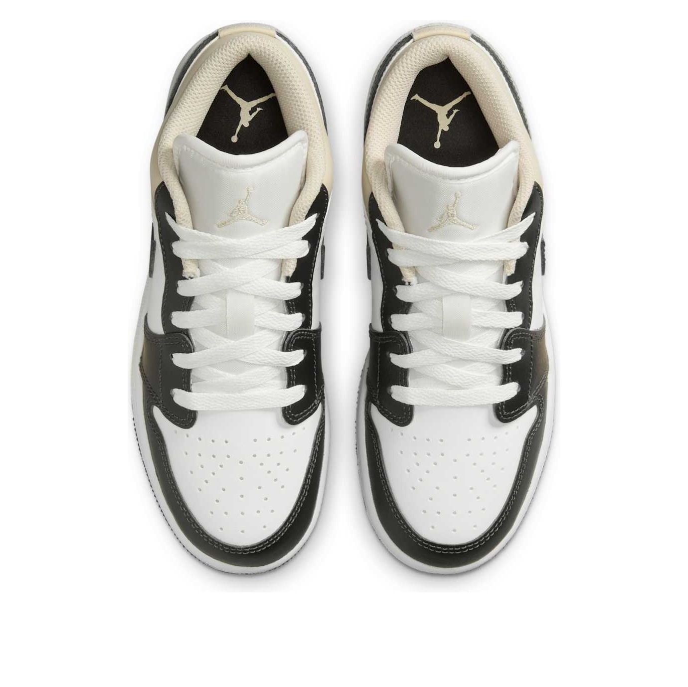 Shop (JR) Air Jordan 1 Low '纯白黑灰' 553560-153