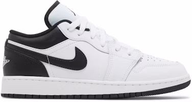 (Youth) Air Jordan 1 Low 'White Black' 553560-132 (Youth) Air Jordan 1 Low 'White Black' 553560-132