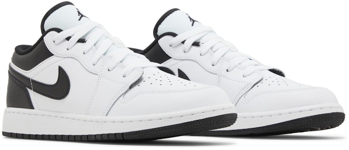 (JR) 에어 조던 1 로우 '화이트 블랙' 553560-132 Cheap (JR) 에어 조던 1 로우 '화이트 블랙' 553560-132