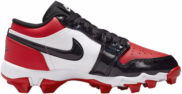 (Youth) Air Jordan 1 Low Cleat 'Bred Toe' HF6885-601 Order (Youth) Air Jordan 1 Low Cleat 'Bred Toe' HF6885-601