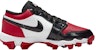 (JR) Air Jordan 1 Rendah Cleat Patent Bred Toe HF6885-601