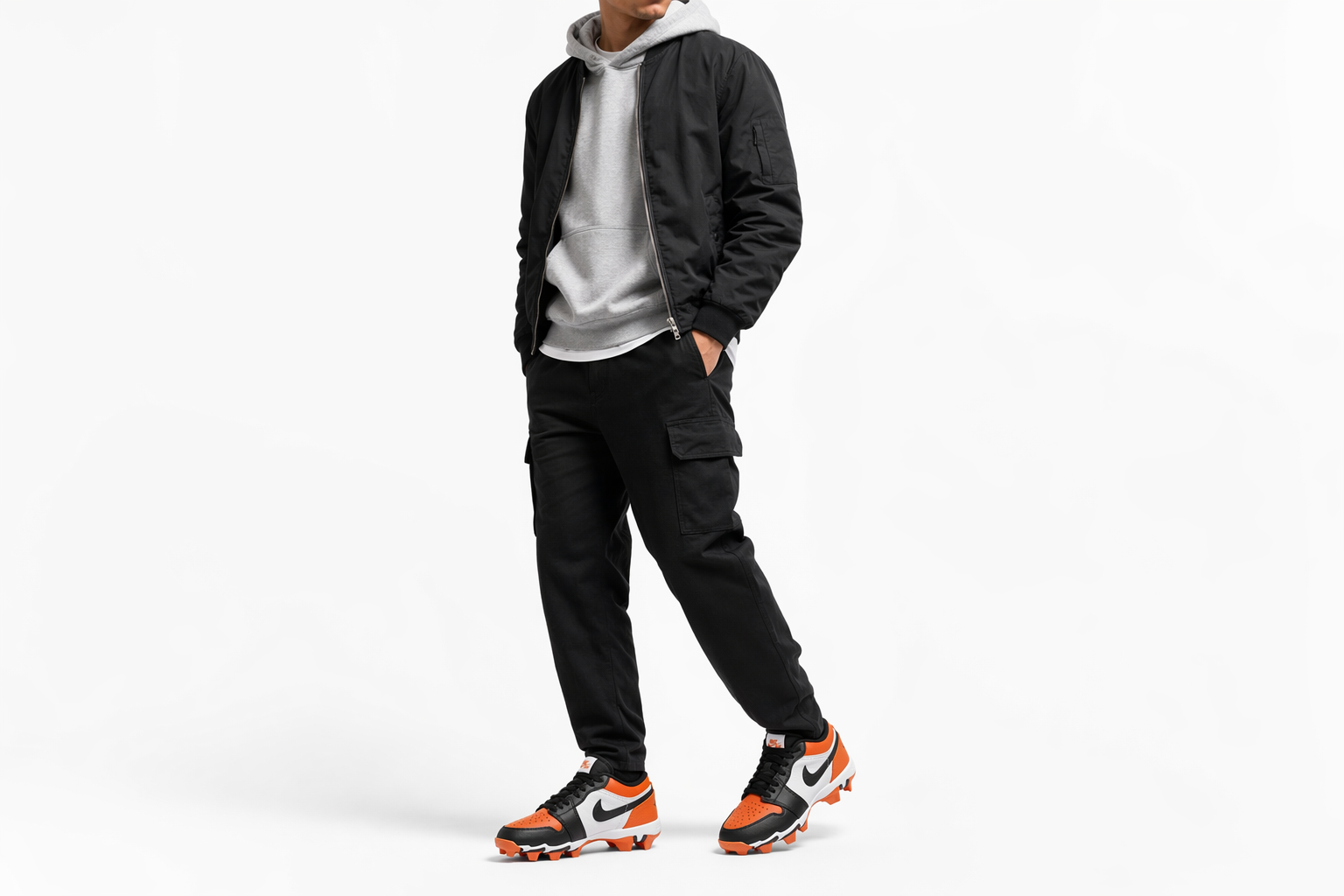 Order (JR) Air Jordan 1 Low Cleat ''Shattered Backboard'' en Français HF6885-801