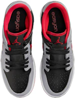 Shop 喬丹 Air Jordan 1 Low Flyease 減震防滑 低幫 復古籃球鞋 GS 灰紅