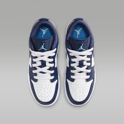 (JR) Air Jordan 1 Low 午夜海軍藍/白/大學藍 553560-404 Purchase (JR) Air Jordan 1 Low 午夜海軍藍/白/大學藍 553560-404