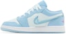 (JR) Air Jordan 1 Low SE 'Biru Aquarius' FN7366-400