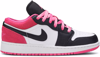 (Youth) Air Jordan 1 Low SE 'Black Active Fuchsia' CT1564-005 (Youth) Air Jordan 1 Low SE 'Black Active Fuchsia' CT1564-005