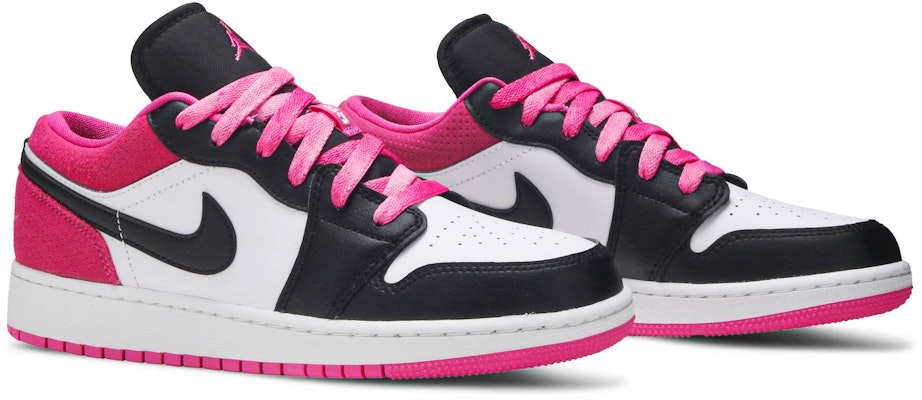 (Youth) Air Jordan 1 Low SE 'Black Active Fuchsia' CT1564-005 Cheap (Youth) Air Jordan 1 Low SE 'Black Active Fuchsia' CT1564-005
