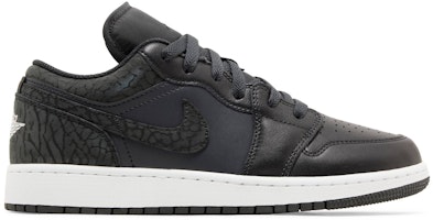 (Youth) Air Jordan 1 Low SE 'Black Elephant' FB9908-001 (Youth) Air Jordan 1 Low SE 'Black Elephant' FB9908-001