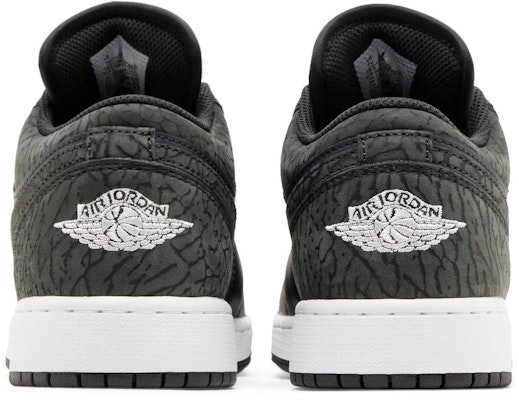 (JR) Air Jordan 1 Low SE 'Black Elephant' Hitam Gajah FB9908-001 Details for (JR) Air Jordan 1 Low SE 'Black Elephant' Hitam Gajah FB9908-001
