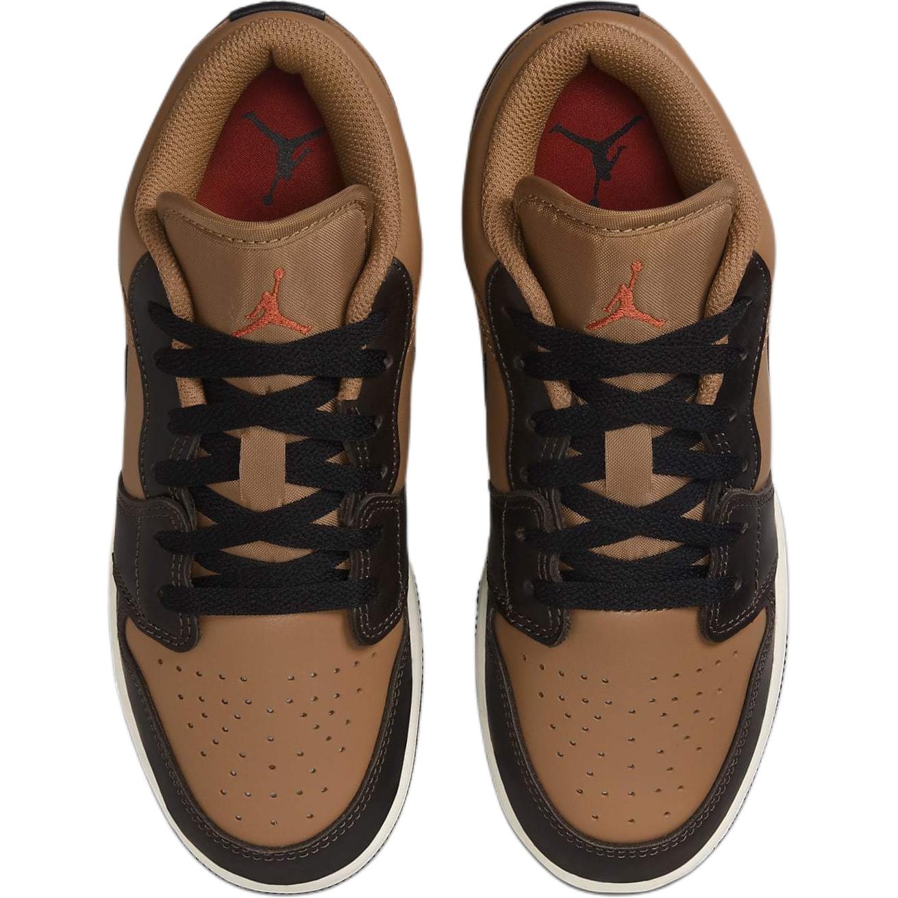 Shop (JR) Air Jordan 1 Low SE '米色棕古褐' HQ3604-201