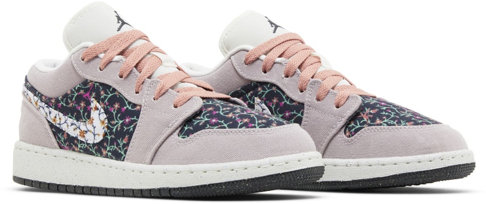 (Youth) Air Jordan 1 Low SE 'Floral' FJ3445-001 Cheap (Youth) Air Jordan 1 Low SE 'Floral' FJ3445-001