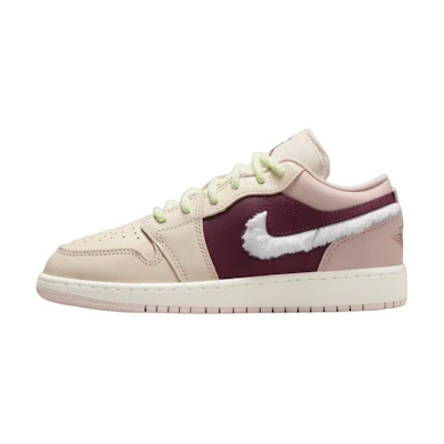 (Youth) Jordan 1 Low SE 'Fur Swoosh'