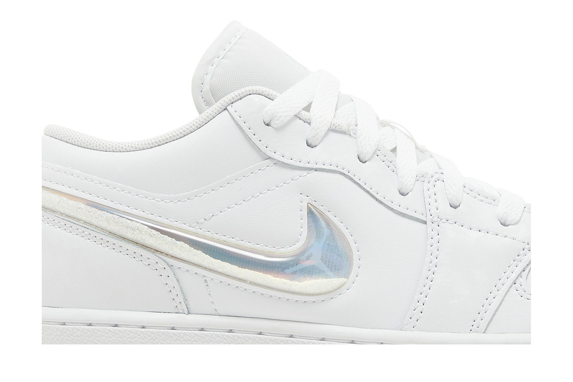 Order (Youth) Air Jordan 1 Low SE 'Glitter Swoosh' FQ9112-100